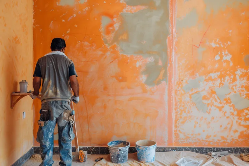 como empastar una pared ya pintada para un acabado profesional