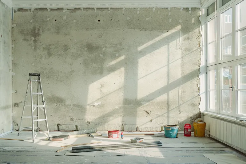 cómo preparar una pared de cemento para pintar