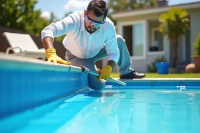 ¿Como pintar el borde de la piscina