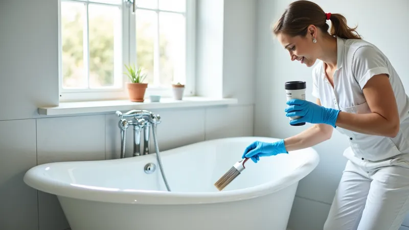 cómo pintar la bañera o el plato de ducha con eficacia