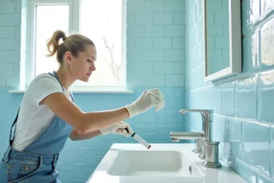 ¿Como pintar los azulejos del bano o la cocina