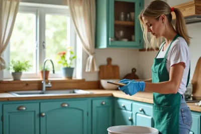 ¿Como pintar los muebles de la cocina con esmalte