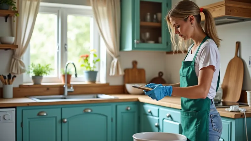 ¿Como pintar los muebles de la cocina con esmalte