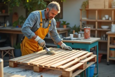 ¿Como pintar palets