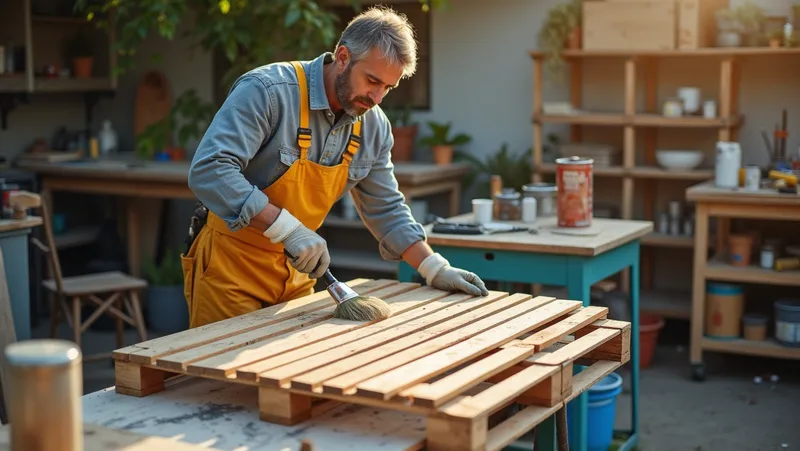 ¿Como pintar palets