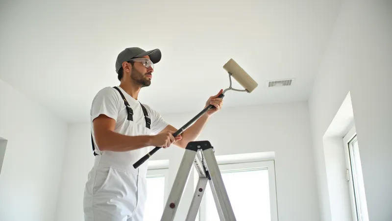 ¿Como pintar un techo sin manchar y sin que gotee