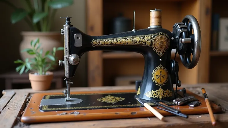 ¿Como pintar una maquina de coser antigua