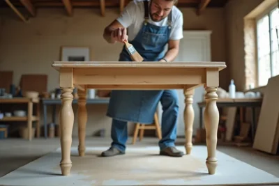 ¿Como pintar una mesa de madera