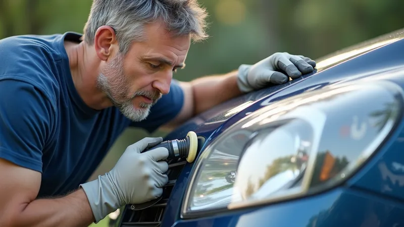 cómo pulir los faros del coche a mano para mejorar la visibilidad