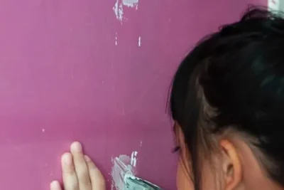 ¿Como reparar los desconchones de una pared de gotele